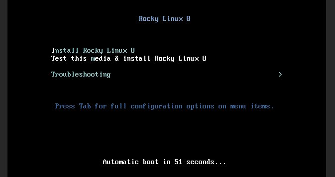 Install Rocky linux 8.6 on お名前.com VPS.